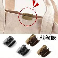 4/8Pairs Magnetic Clasp Invisible Seamless Buckle, Metal Snap Button For Handbag, Wallet Decoration DIY Craft Accessories, Suitable For Bags, Jewelry Boxes And More - Multicolor - View 14