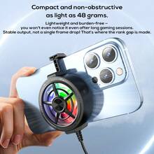 Magnetic Phone Cooler Clip, Silent Semiconductor Cooling Phone Radiator - Multicolor - View 2