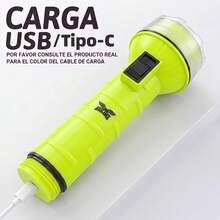 AGUILAMEX USB Rechargeable Diving Flashlight, Bright And Practical LED Torch For Underwater Use, Portable Emergency Work Light With Handheld Lanyard Design, Multifunctional Diving Light For Adventure, Hiking, Camping, IPX68 Waterproof - Fluorescent Yellow - View 13