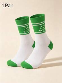 Kaos Kaki Pria Abu-abu Motif Patchwork Argyle Manset Berusuk Bahan Katun Menyerap Keringat dan Bernapas Gaya Bisnis Inggris Panjang Sedang untuk Kantor dan Komuter - MultiWarna - View 5