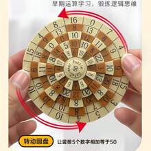 Mainan Cakram Berputar Angka 50, Latihan Berpikir Logika Matematika, Mainan Interaktif, Hadiah Permainan Puzzle Meja, Permainan Edukasi Matematika Cakram Berputar Angka 50, Mainan Tantangan Otak Berpikir Logika, Cocok untuk Hadiah Ulang Tahun, Natal, Thanksgiving, dan Pesta Liburan bagi Pecinta Game - MultiWarna - View 5