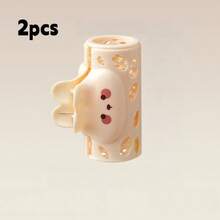 2pcs Cartoon Portable Mini Hair Curlers, Small Size Fluffy Non-Damaging Inward Curling Air Bangs Roller, Korean Style Hair Rollers, Multiple Colors Available, Multi-Function Plastic Hair Clips, Ideal Gift For Family And Friends, Travel Essential, Back To School Season Must-Have - Multicolor - View 8