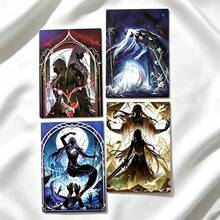 4pcs 9cm*6.5cm Love Deepspace Postcards, Retro Anime-Style Decorative Cards Suitable For Anime Fans, Valentine's Day Gift - Multicolor - View 7
