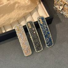Rhinestone High-End Hair Clip New Side Clip Fashion Elegant Forehead Bangs Clip Minimalist Versatile BB Clip Hair Accessory - Multicolor - View 8