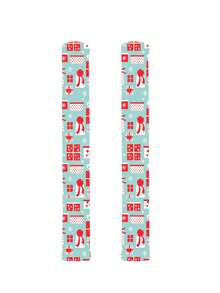 2 buah Pelindung Gagang Pintu Kulkas Natal, Pelindung Gagang Oven, Pelindung Gagang Pintu dengan Pola Timbul Ultrasonik - View 17