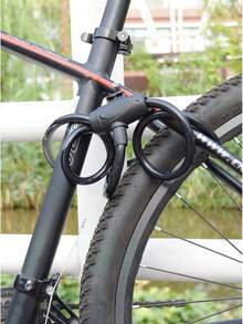 TOSUOD Mountain Bike Lock Chain, Bicycle Combination Lock, Portable Bicycle Anti-Theft Lock Chain Accessory, Zinc Alloy Material, Total Length 39.37 Inches, Suitable For Bicycles And Doors, Not Suitable For Motorcycles - Multicolor - View 4