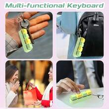 Random Color 4 Keys 1pc Fun Keychains - Random Color 4 Keys 1pc - View 5