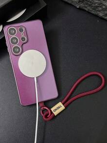 新款奢華超薄手機殼，具備散熱功能與強大磁吸力，適用 Galaxy S26/25 Ultra、S26/25 Plus、S2625、S25 Edge，相容 iPhone 18 Pro Max、17 Pro、16、15 Pro Plus，防震防摔保護，玻璃鏡頭保護防震保護殼 - 灰色附掛繩 - 查看 8