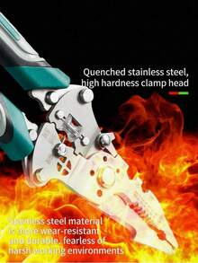 1pc Foldable Wire Stripper, High Carbon Steel Material, Suitable For Electrical Wiring, Home Wiring, Outdoor Emergency, Home Repair, Ideal Choice For Electricians And Repair Professionals - Foldable Wire Strippers - View 4