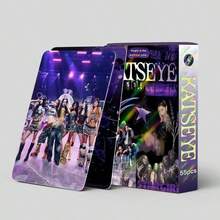 (55Pcs/Set) KATSEYE Holographic Cards, International Girl Group Star KPOP Merchandise LOMO Collectible Cards - A - View 6