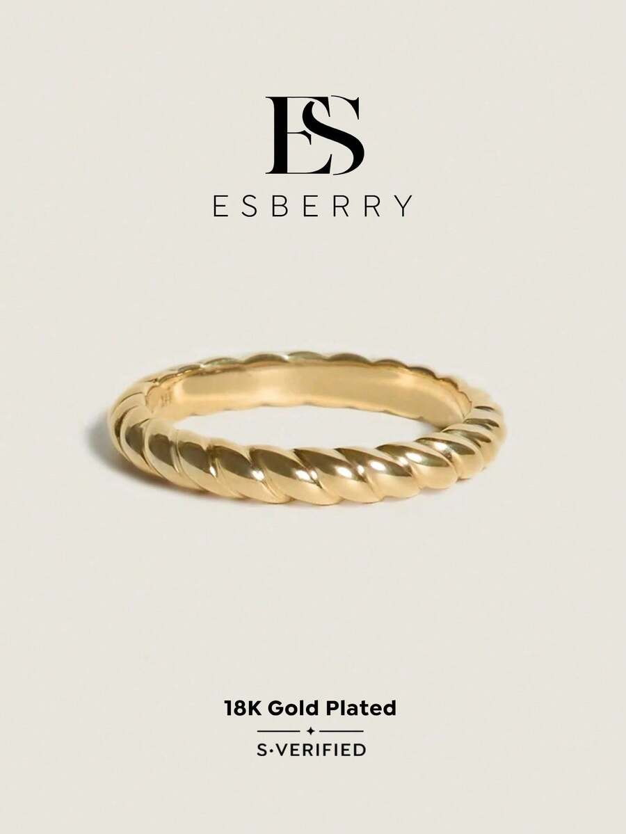 1pc Fashion Twisted Ring, Minimalist Women's Ring, Exquisite Jewelry Gift, Christmas Gift For Women - Twist Ring - View 1