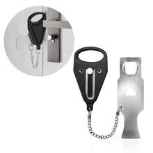 Tatukiko Bedroom Travel Hotel Door Anti-Theft Lock, Portable Anti-Theft Door Stopper Pin, Door Stopper Bolt, Anti-Theft Lock, Travel Lock, Security Protection Lock - Multicolor - View 9