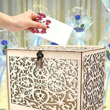 Acrylic Wedding Card Box, Gift Card Storage Box, Suitable For Weddings, Baby Showers, Birthdays And Graduation Ceremonies - 1 YEAR - View 5