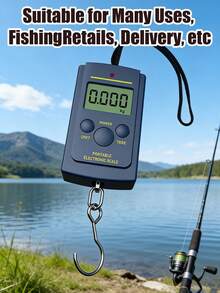 Portable Electronic Scale, Luggage Scale With Hook, Fishing Scale, Express Parcel Scale, 50kg Capacity, Mini Shopping Scale, Suitable For Travel, Batteries Not Included. [Hot Selling] - Portable electronic scales - View 3