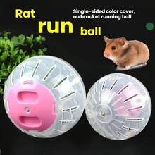 3pcs Hamster Exercise Ball, Transparent Ventilated Outdoor Rolling Ball, Colorful Lid Walking Ball, Suitable For Hamsters, Gerbils, Blue, Yellow, Pink - View 12