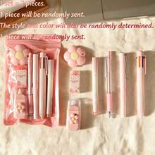 7pcs/1pc(Random Style & Color) Stationery Set Gift Box, High Aesthetic Student Graduation Season Happy Gift Learning Supplies Souvenir, Ins Style Back To School Essential Stationery Gift Box, Multi-Color Options, Student Office Use, Teen Girls Gift, Back To School/Back To Campus/Halloween/Christmas Essential, 7pcs/Set - Multiple Styles - View 8