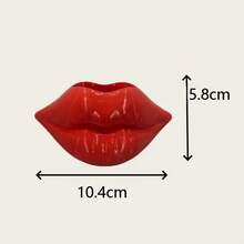 1pc Lip-Shaped Desktop Storage Ornament, Minimalist Portable Lip-Shaped Storage Box, Suitable For Home, Office, Bathroom, Wedding, Valentine's Day And Romantic Gift Occasions, Back To School Season - A - View 6