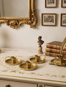 Luxury Exquisite Metal Candle Holder – Versatile Decor For Home, Room, Party & Holiday – Ideal Ambiance Gift For Parties, Gatherings, Weddings & New Year - Fashionable Style - View 9