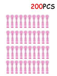200/100PCS Acne Needle, Closed-End Needle, One-Time Use Fat Particle Removal Tool For Removing Pimples, Squeezing Acne, Clearing Acne, Acne Removal Needle, Dark Spot Removal Needle, Cleaning Tool - Baby Blue - View 10