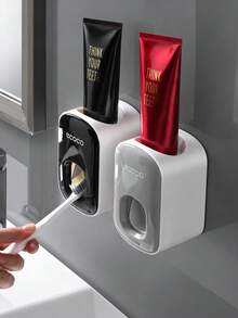 1 buah Dispenser Pasta Gigi Otomatis yang Dipasang di Dinding, Pemeras Pasta Gigi Tanpa Bor dan Bebas Sentuhan, Dispenser Pompa Vakum, Cocok untuk Wastafel Kamar Mandi, Ubin Toilet, Rak Penyimpanan yang Dapat Dilepas dan Mudah Dibersihkan, Penting untuk Apartemen Sewa dan Asrama Mahasiswa - Beragam gaya dan warna - View 8
