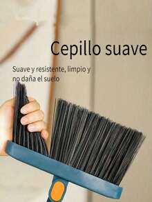 Household Broom And Dustpan, Long Handle Floor Cleaning Broom And Dustpan With Comb Teeth (For Removing Dust And Debris); Suitable For Home, Kitchen, Living Area And Office Use; (Air Freshener Also Available) - C - View 8