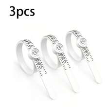 3pcs Ring Sizer Ring Measurement Tool, US Ring Size Finger Sizer, Adjustable Standard Soft Ring Sizer, Reusable Finger Size Measuring Tool With Magnifier, Jewelry Size Measuring Tool, 1-17 US Ring Size, Valentine's Day Ring Size Measuring Tape - Ring Sizer - View 8