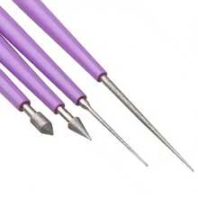 4pcs Diamond Tapered Hole Enlargers, 4pcs DIY Jewelry Making Bead Hole Expansion Tools - A - View 4