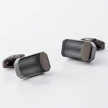 New Electroplated Alloy Cufflinks Men's Classic Business French Style Cufflinks - A - View 4