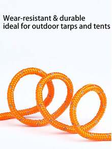 3PCS.6PCS. Outdoor Camping Tent Accessories Kit Adjustable Guy Rope + Ground Stakes + Hooks + Pulley Tensioner - Multicolor - View 9
