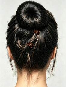 Mixed Color Mini Hair Clips, Suitable For Women's Hairstyles And Decorative Hair Accessories, Strong Grip, Can Fix Bangs. This Hair Accessory Is Suitable For Daily Wear And Is A Must-Have Item For Girls During The Back-To-School Season. - Multicolor - View 7