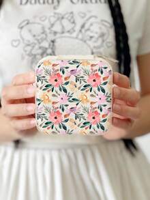 Women's Flower Jewelry Box White-Travel Jewelry Case-Jewelry Box Organizer-Jewelry Box Earrings-Jewelry Box Necklace-Jewelry Box Organizer Storage - Vintage Floral Jewelry Box - View 20