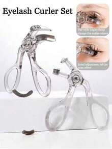 2pcs/Set Penjepit Bulu Mata Profesional & Alat Penata Bulu Mata Sudut Lebar - Pegangan Anti Selip, Desain Sudut Lebar untuk Hasil Lengkung Tahan Lama, Penjepit Bulu Mata Presisi, Cocok untuk Penggunaan di Rumah atau Salon - Alat Rias Penting, Alat Kecantikan Ergonomis, Mudah Digunakan, Ramah untuk Pemula, Aksesori Kecantikan Tahan Lama, Alat Pengeriting Bulu Mata, Penjepit Bulu Mata - MultiWarna - View 4