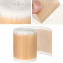 Transparent Silicone Tape, Flexible Breathable Non-Woven Fabric Material, Universal Type, Suitable For Hands And Feet (2.5cm*0.5m) - Apricot - View 4
