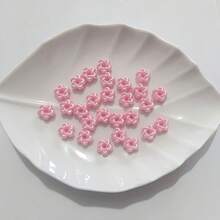 60 قطعة خرز أكريليك فضفاض بفتحة عبرية على شكل نجمة خماسية الأضلاع بلمعان اللؤلؤ وخطوط، لإكسسوارات DIY والأساور وسلاسل الهواتف والمفاتيح ولوازم الحرف اليدوية - متعدد الألوان - مشاهدة 15