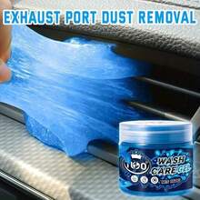 Multi-Purpose Car Interior Cleaning Gel - Dust & Stain Remover, Suitable For Sensitive Surfaces, Reusable & Washable - Ideal For Vents, Keyboards & Detailed Vehicle Cleaning - Perfect Gift For Men, RV Care Gel - 160g - View 3