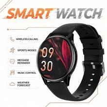 QAGSFLC Smart Watch This Popular Smartwatch Is Equipped With A 1.53-Inch High-Resolution Touchscreen, Supporting Wireless Calling, SMS Notifications, Alarm Clock, Multiple Sports Modes, Remote Photo Taking, Music Playback And More. This Multi-Functional Smartwatch Is Compatible With IOS And Android Smartphones. It Is An Excellent Gift Choice For Valentine's Day, Easter, Mother's Day, Father's Day, Halloween, Thanksgiving And Christmas. - Multicolor - View 2