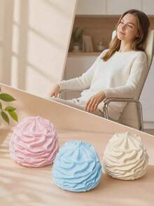 Cream Roll Squishy Toy Realistic Cream Squeeze Toy Stress Relief Cute Soft Fluffy Toy For Teens/Adults - Multicolor - View 11