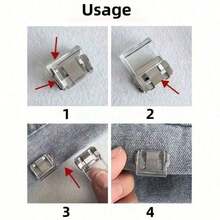 1pc Shorten The Pants Legs With Invisible Fixing Clips, Prevent Dragging At The Bottom Of The Pants Legs, Hide The Buckle Leg Closure Device Without Seams, Prevent Pants Legs From Dragging The Floor, Suitable For Jeans And Pants,Portable. - Multiple Styles - View 7