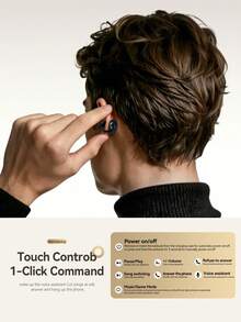 Acer OHR654 Open-Ear Wireless Earbuds With Ear Clip Design, Comfortable Fit, Bluetooth 6.0 Chip, Directional Sound Transmission, High Fidelity Audio, Touch Control, And 300mAh Portable Charging Case - View 10