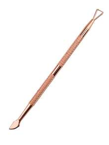 Rose Golden Gel Nail Polish Remover Tool - Stainless Steel Cuticle Pusher & Cleaner For Manicure And Pedicure - Apricot - View 2