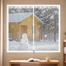 Winter Bedroom Sealed Window No-Drill Installation Extra Large Size Thickened Thermal Insulation Bubble Film Windproof Cold-Proof Warm Curtain - Bubble Wrap Zipper Curtains - View 5