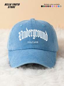1pc "CULTURE" Letter Print Classic Hard Top Baseball Cap, Lightweight Comfortable All-Season Wear Classic Multi-Function Baseball Cap, Unisex Baseball Cap, Outdoor Casual Sports Hat Suitable For Daily Life And Street Wear - A - View 12