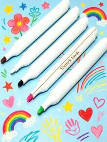 Acrylic Marker Set 24/36/48 Colors, Rich & Vibrant, Smooth & Even Application, Suitable For Elementary Students, Children, Art Students, Painting, DIY, Holiday Gifts, Design, Journaling, Doodle Coloring - Multicolor - View 3