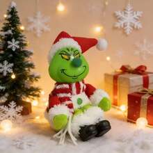 The Grinch 1pc Funny Hanging Christmas Decoration, Christmas Tree Ornament Hanging Decor - Multicolor - View 7