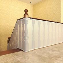 3 Meters Durable Safety Mesh Guard, Suitable For Stairs And Balconies - Child And Pet Protection Barrier, Home Safety Fence - Multicolor - View 1