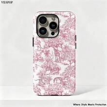 VESPOP Y2K Double Layer Shockproof Phone Case, Glossy Design, Vibrant Colors, Compatible With IPhone 17/16/15/14/13 Pro Max, Galaxy S26/S25/S24 Ultra, Pixel 10/9/8 Pro - Mixed Color 1 - View 1