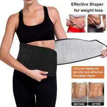 Unisex Fitness Waist Belt, Home Workout Sweat Belt, Slimming Waist Belt, Large Size, Easy To Clean, Upgraded Version - Multicolor - View 1