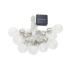 Solar Powered Vintage Transparent Bulb String Lights, Warm Flickering Light, Weather-Resistant, Romantic Wall And Fence Decoration, Suitable For Patio, Bedroom, Backyard And Holiday - Bulb - View 8