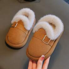 Children's Home Slippers Winter New Style Boys & Girls Student Slippers Daily Comfortable Fashion Indoor Shoes - Brown - View 4
