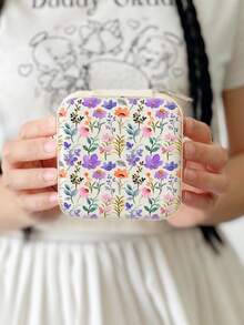 Women's Flower Jewelry Box White-Travel Jewelry Case-Jewelry Box Organizer-Jewelry Box Earrings-Jewelry Box Necklace-Jewelry Box Organizer Storage - Vintage Floral Jewelry Box - View 28